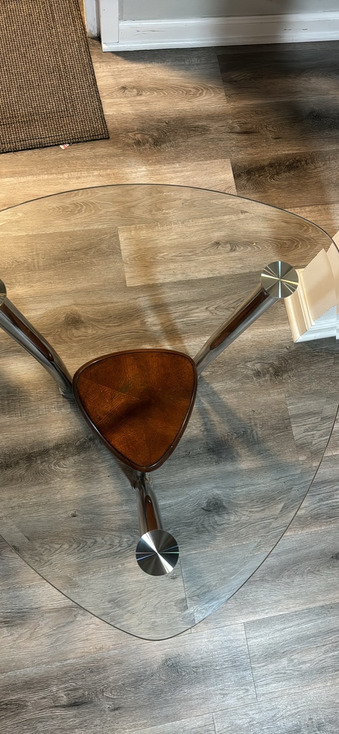 Glass End Table