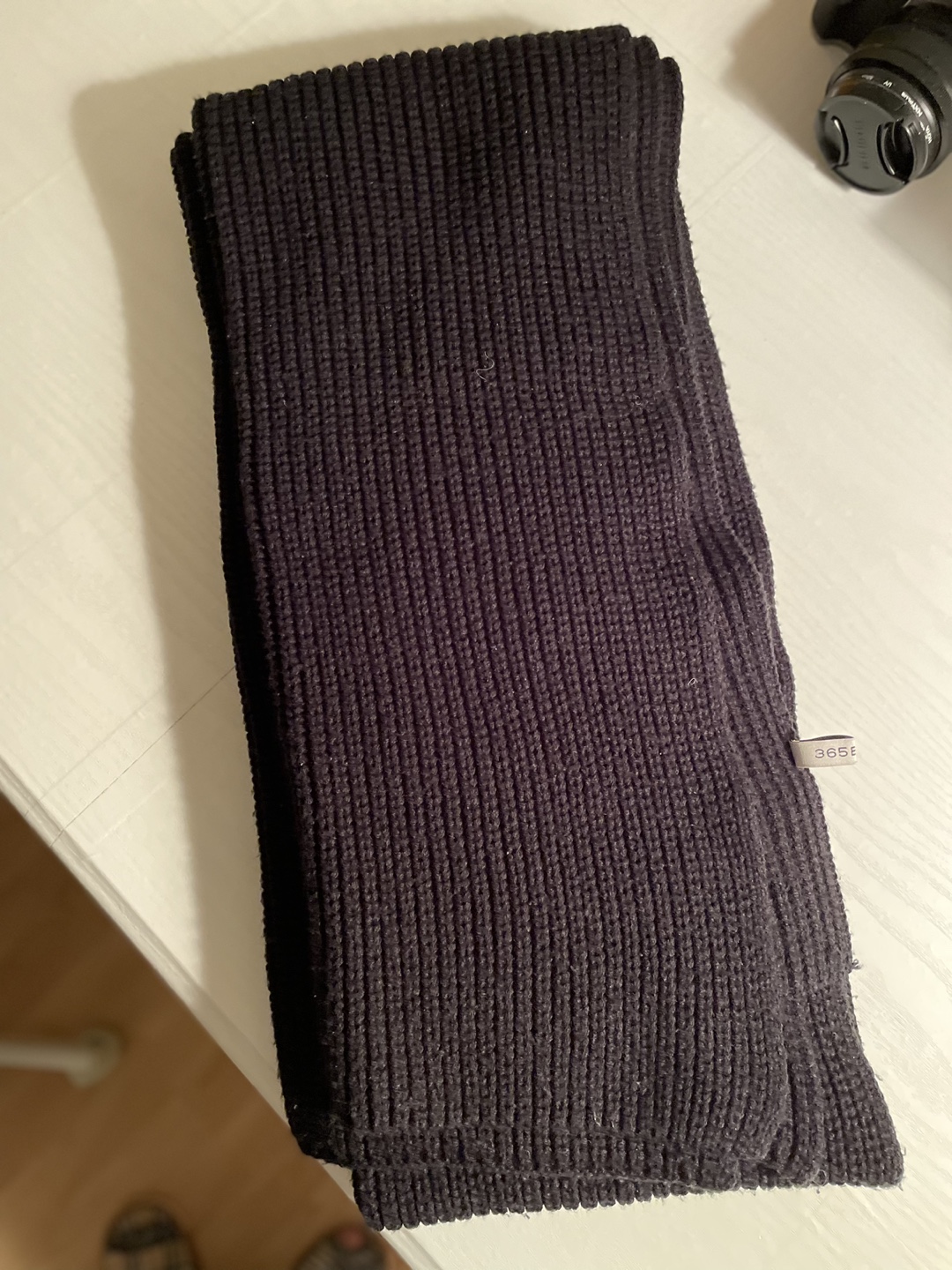 Black Knit Scarf