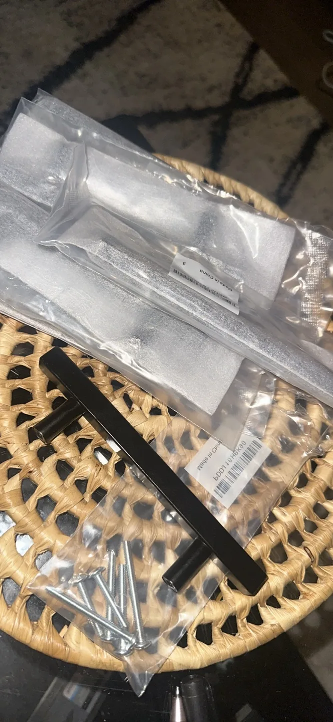 Knobwell Matte Black Cabinet Handles image indicator(2)