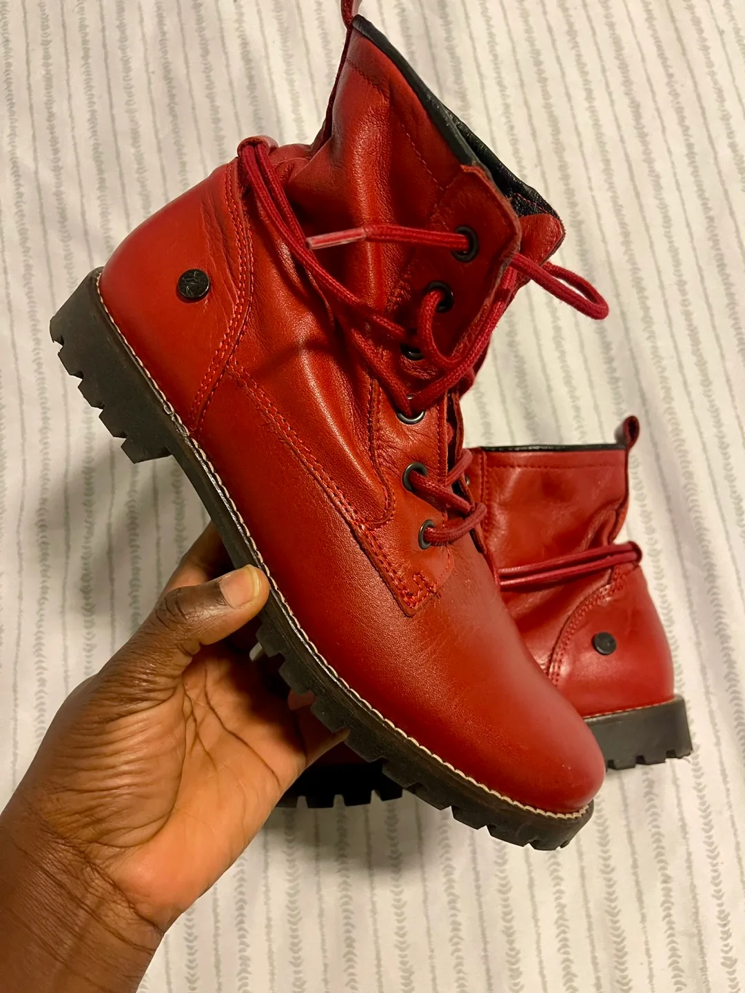 Red Leather Boots thumbnail