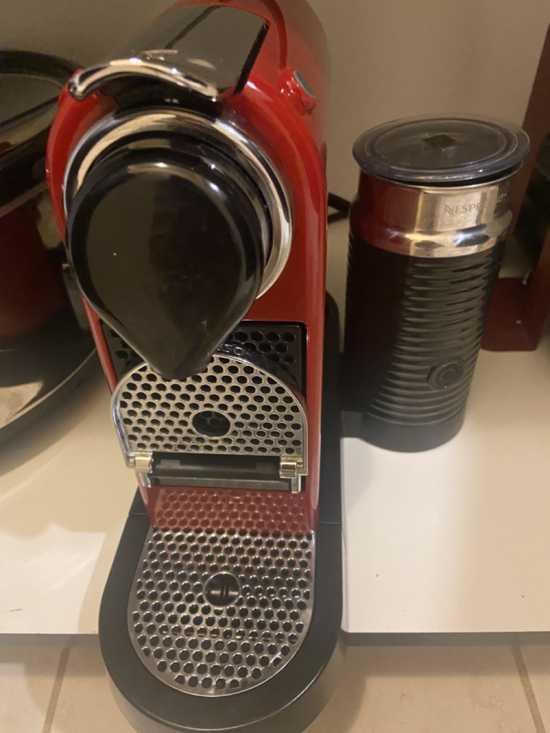 Nespresso Essenza Mini Red Espresso Machine #ThriftyPicks