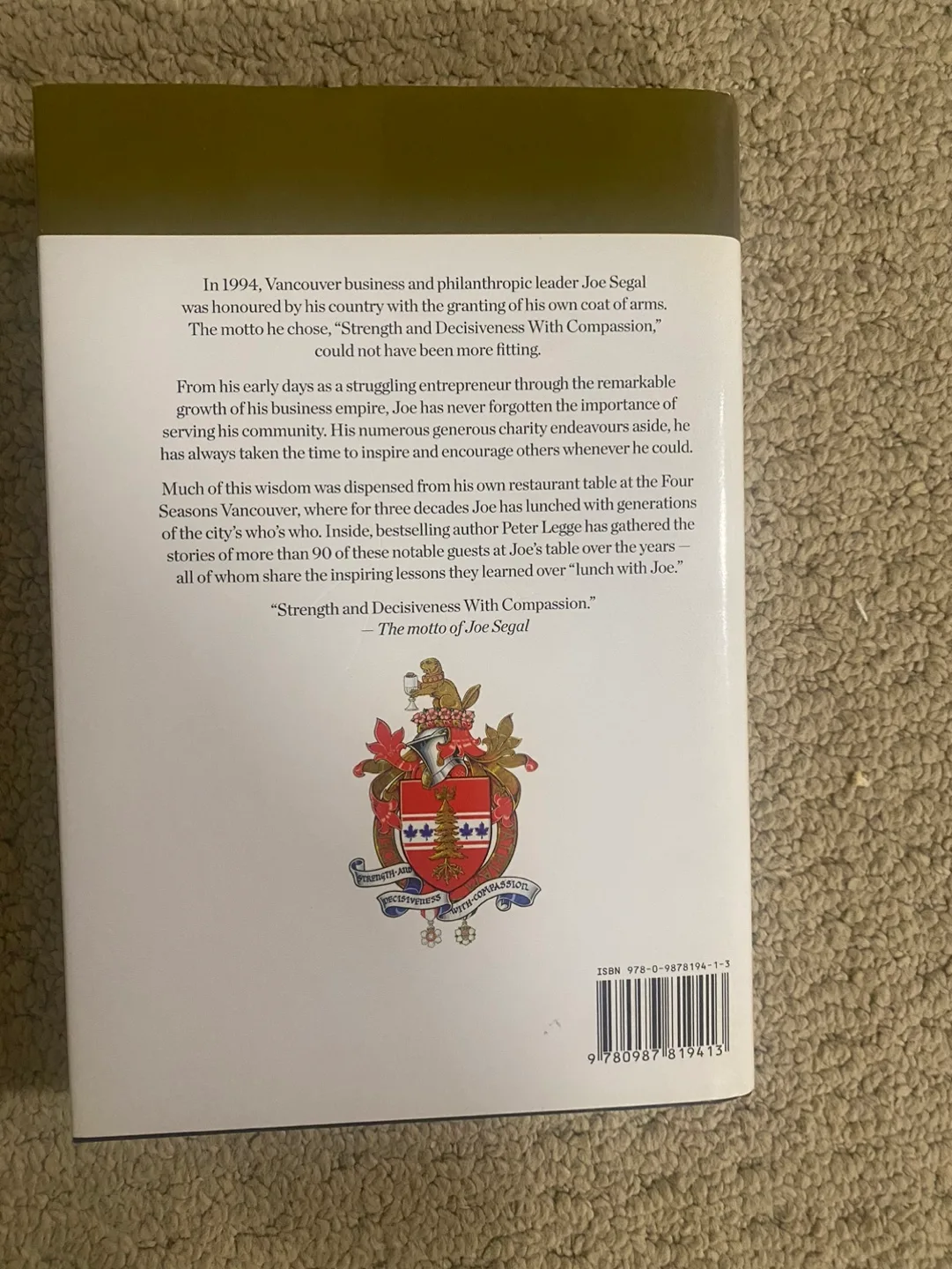 Lunch with Joe Segal by Peter Legge Book image indicator(3)