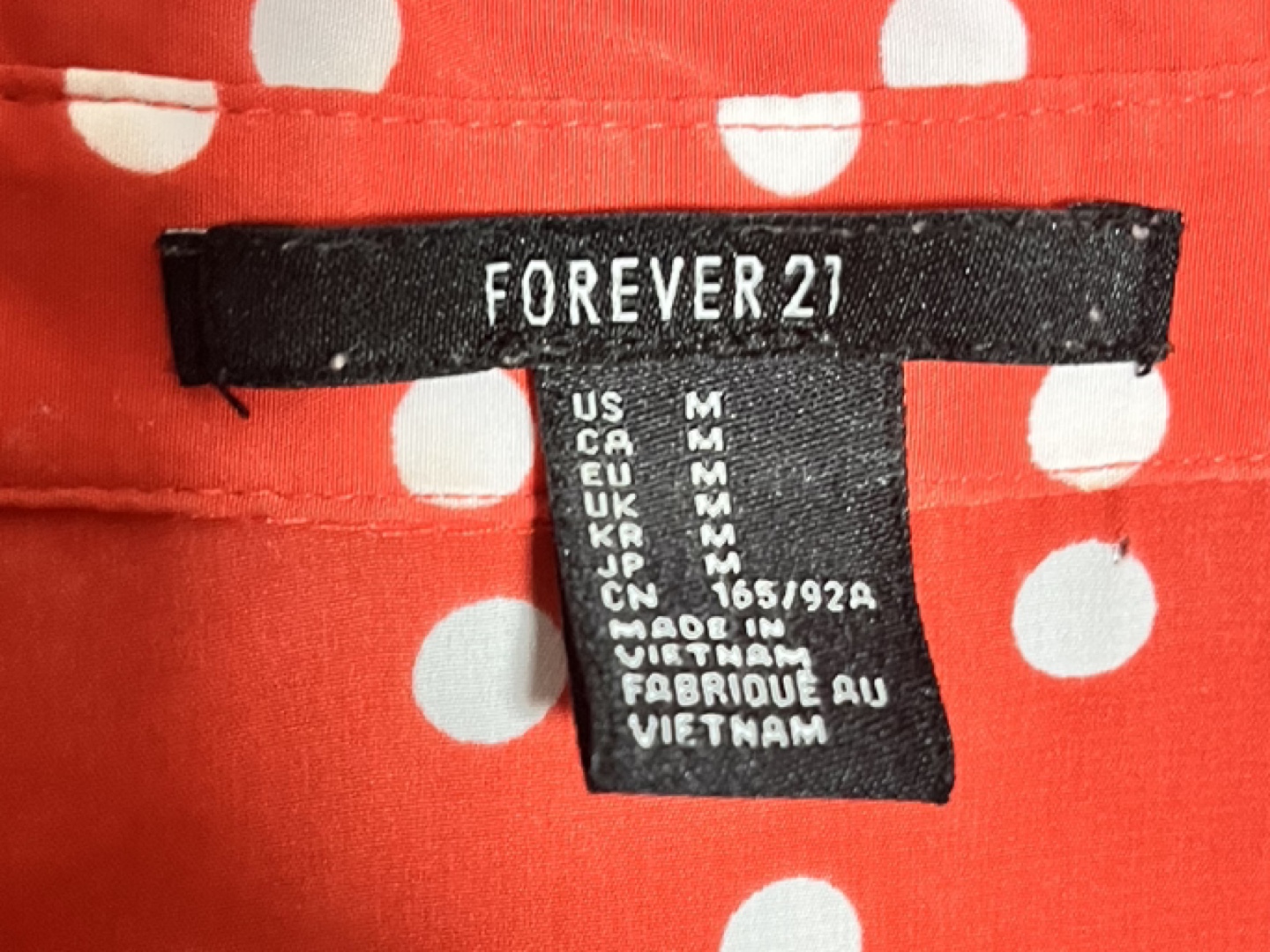 Forever 21 Red and White Polka Dot Dress - photo 2