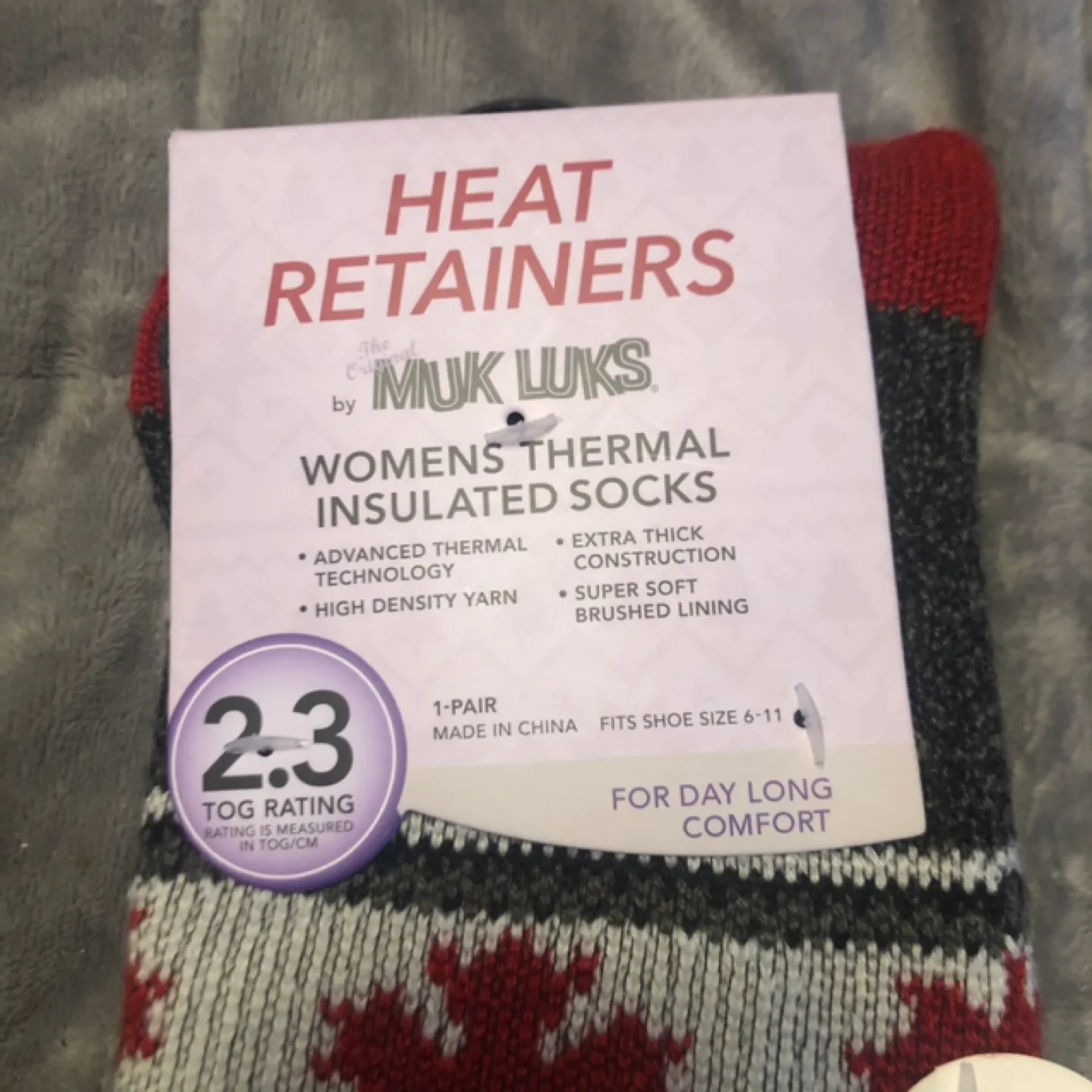 Muk Luks Women's Thermal Insulated Socks image indicator(2)