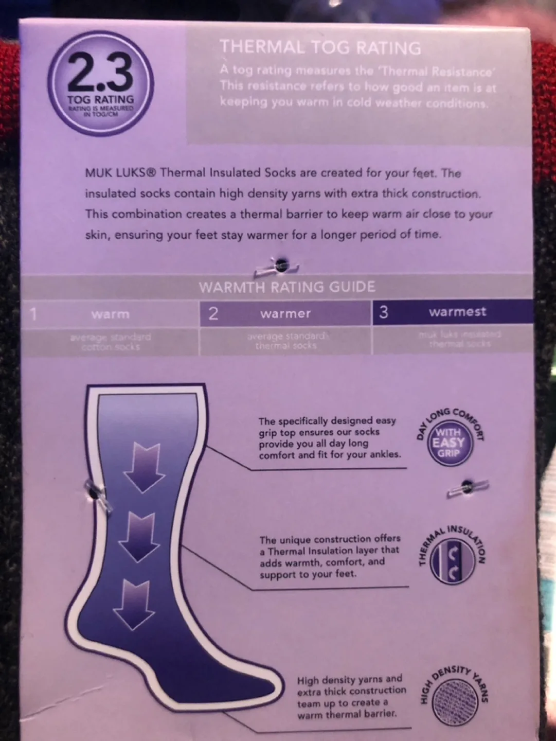 Muk Luks Women's Thermal Insulated Socks image indicator(4)