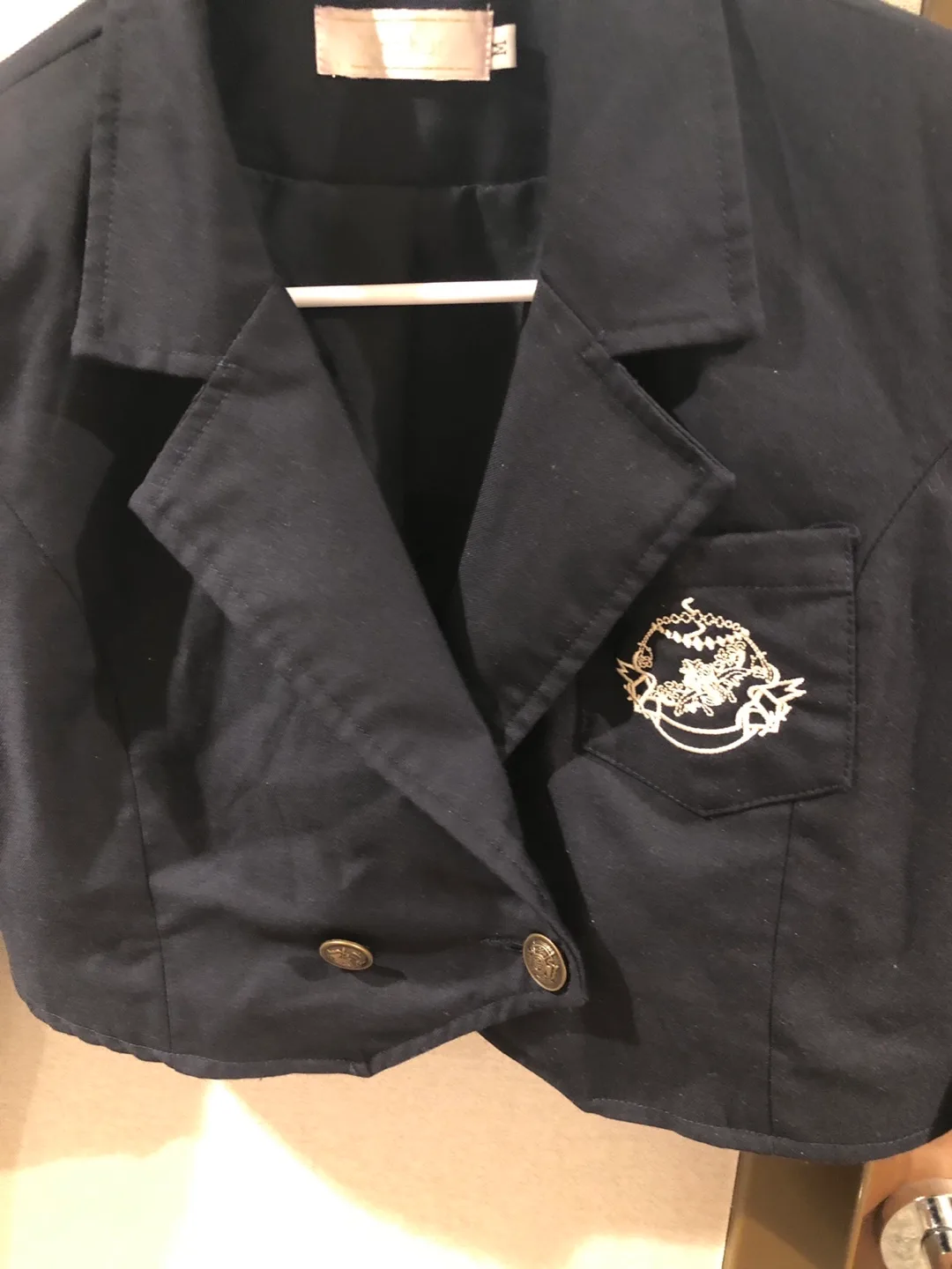 Black Cropped Blazer Jacket XS ( free shipping conditionally) image indicator(3)