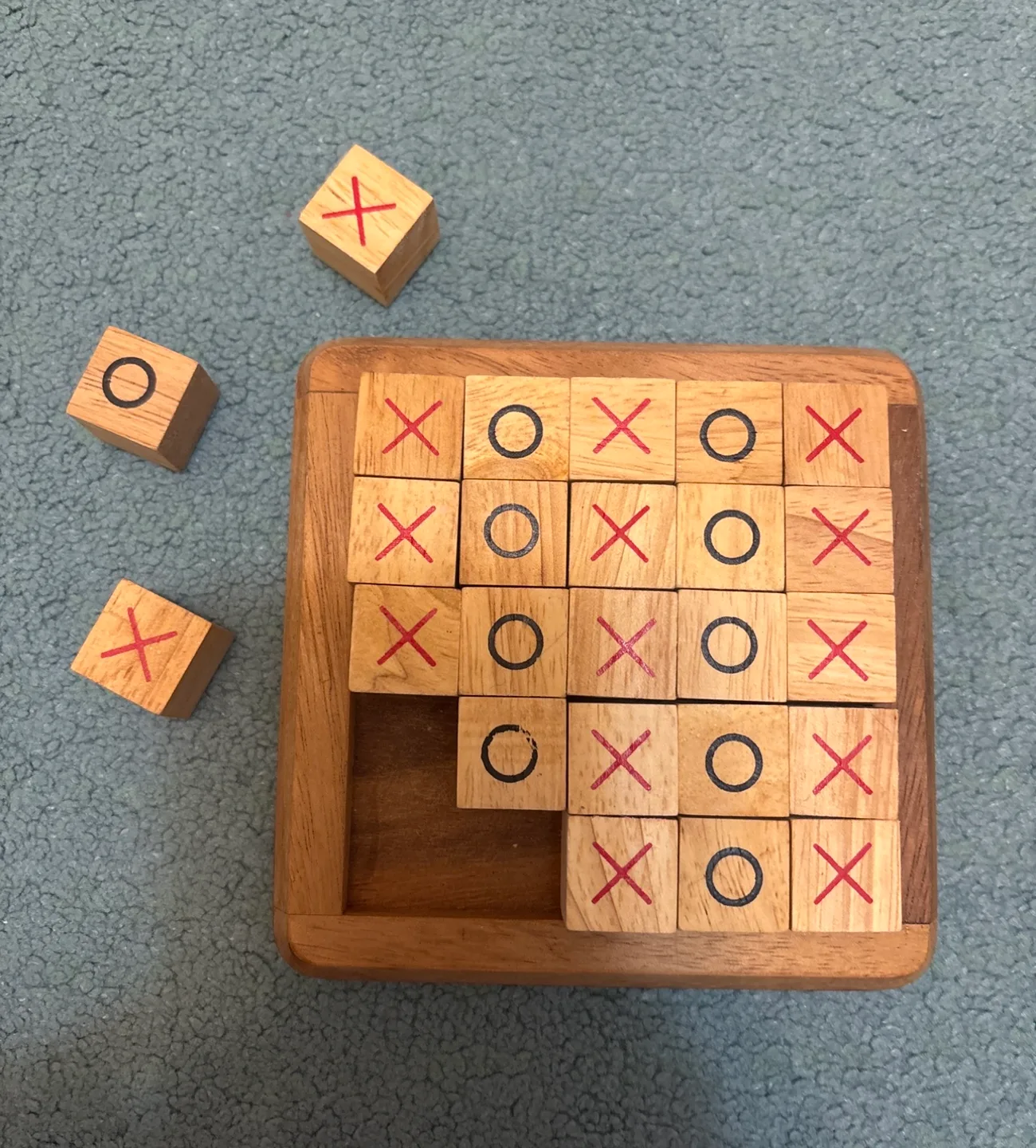 Tic Tac Toe Wooden Game thumbnail