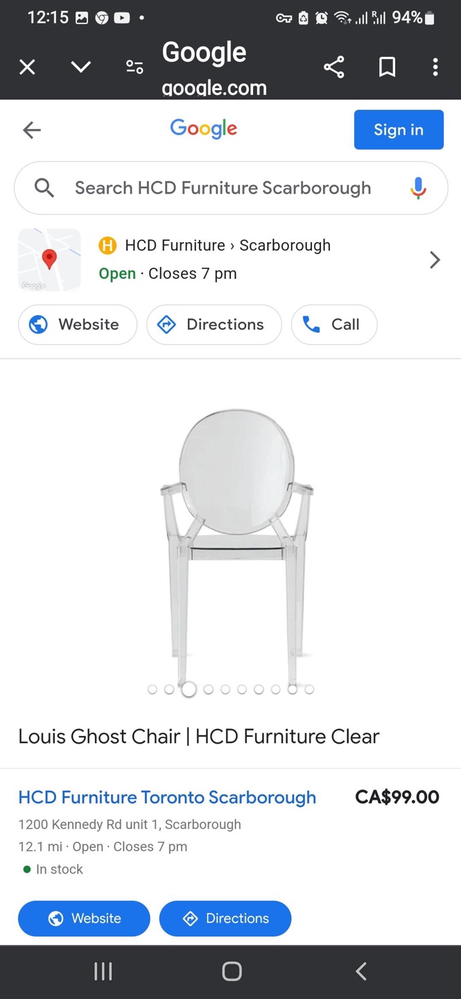 Ghost Chair - Clear