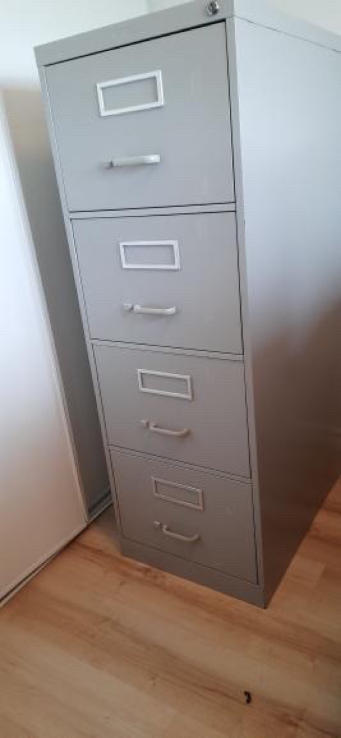 Five Drawer Metal Filing Cabinet - photo 2