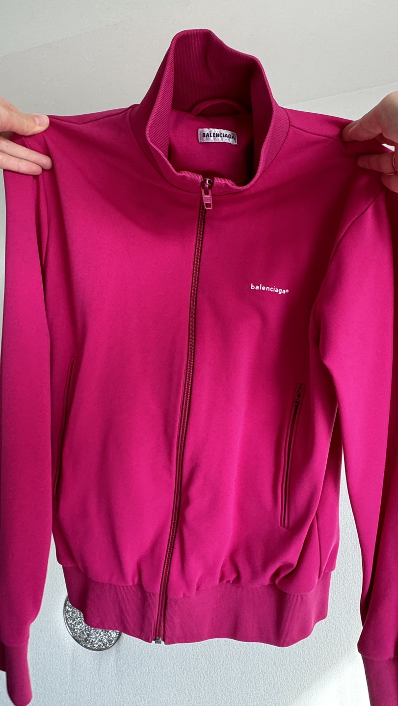 Balenciaga Pink Track Jacket