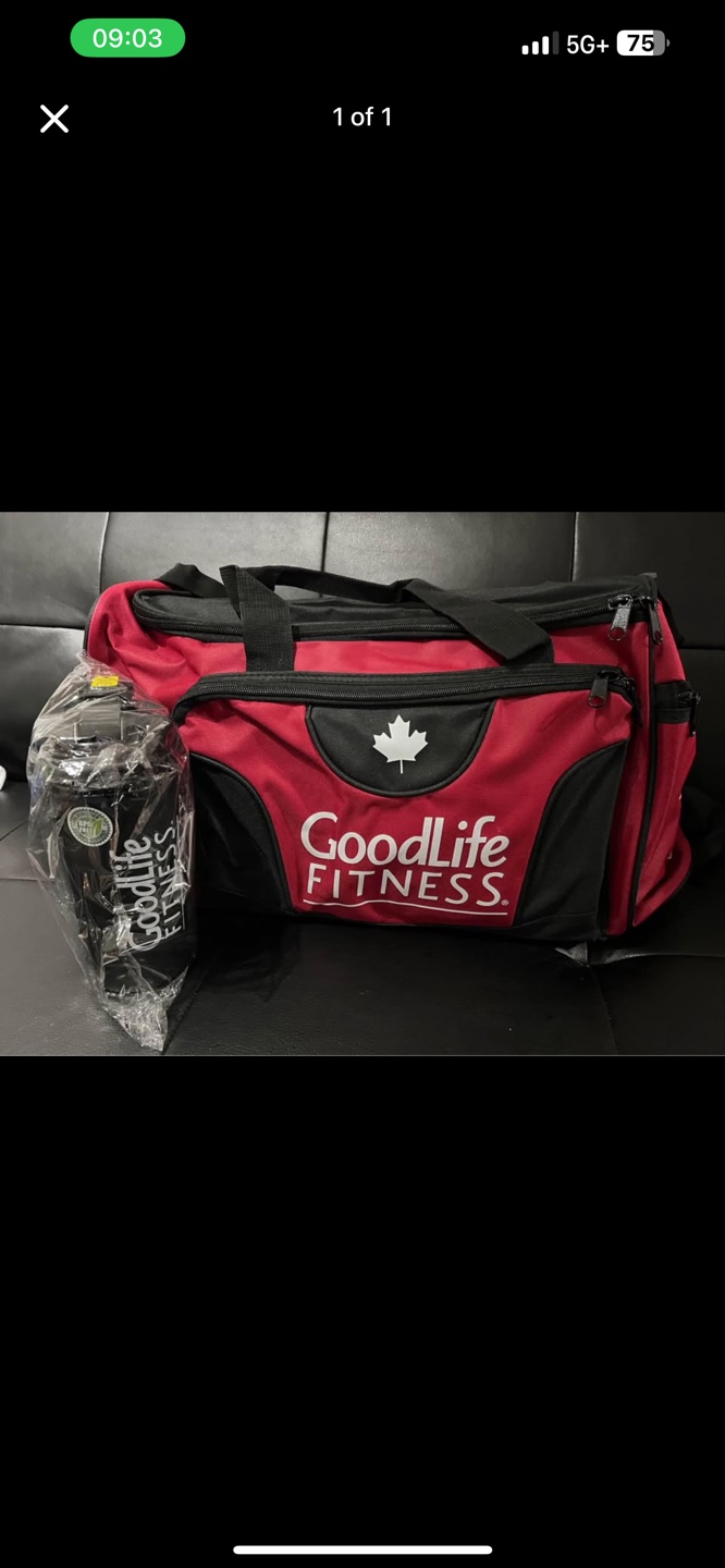 GoodLife Fitness Gym Bag