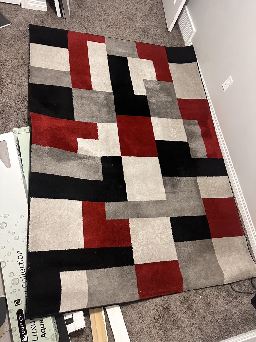 Modern Geometric Area Rug - photo 2
