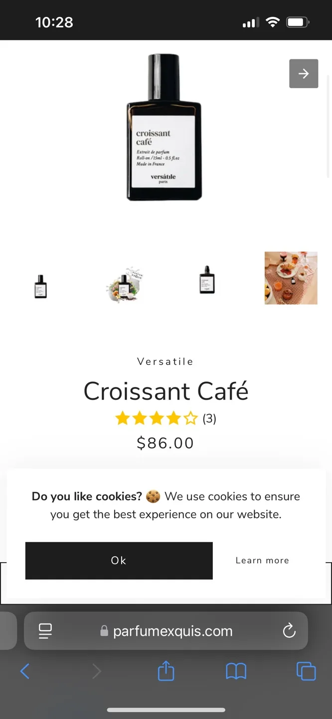 Versátile Croissant Café Perfume image indicator(3)