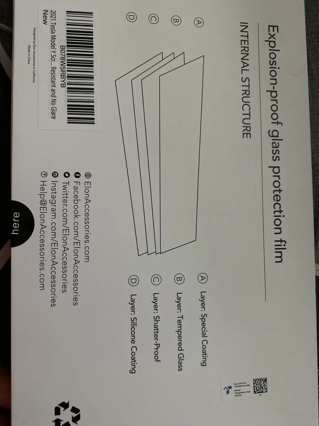 15" Touchscreen Protector for Tesla Model Y/3 image indicator(2)