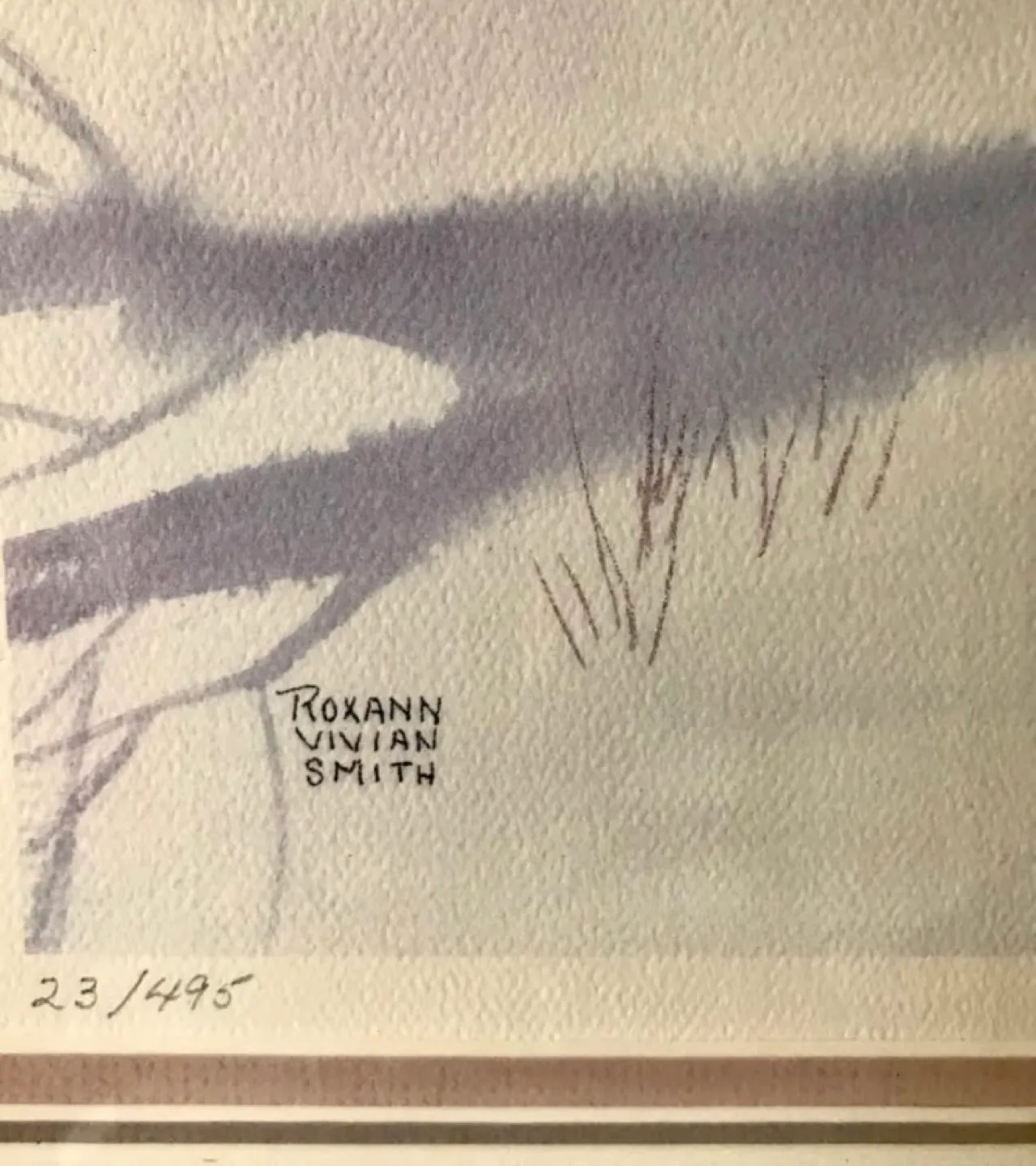 Roxann Vivian Smith Limited Edition Print "A Wintry Walk" image indicator(3)