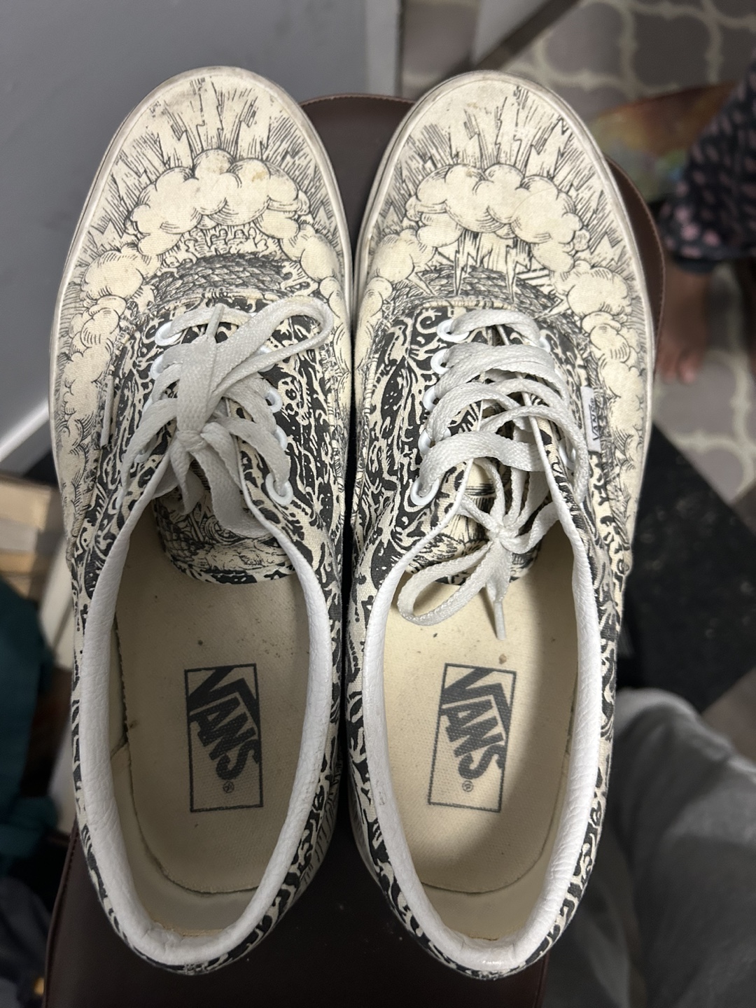 Vans Era Black and White Pattern Sneakers - photo 4