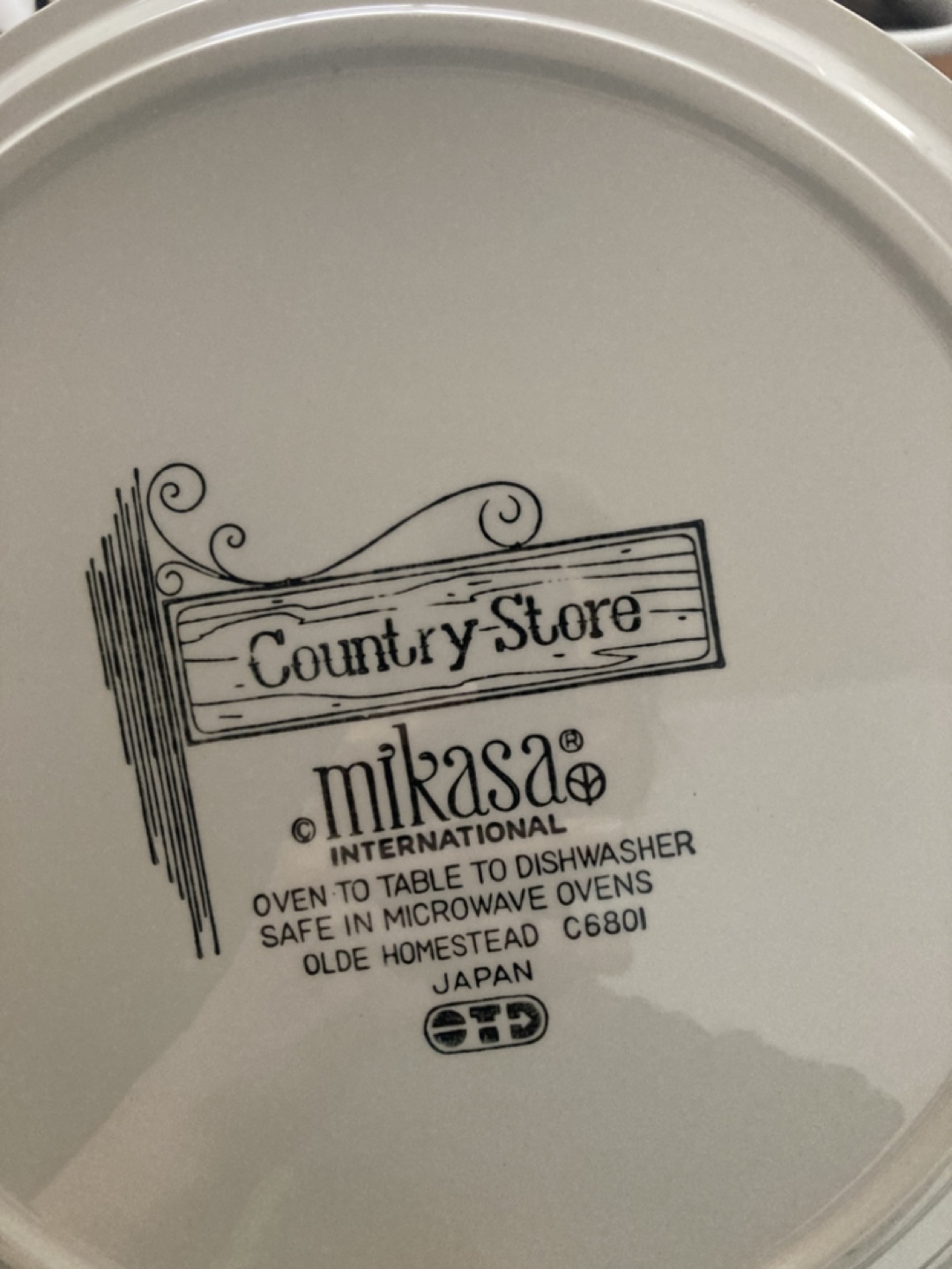 Set of 4 Mikasa Country Store Dinner Plates #thriftypicks - photo 3