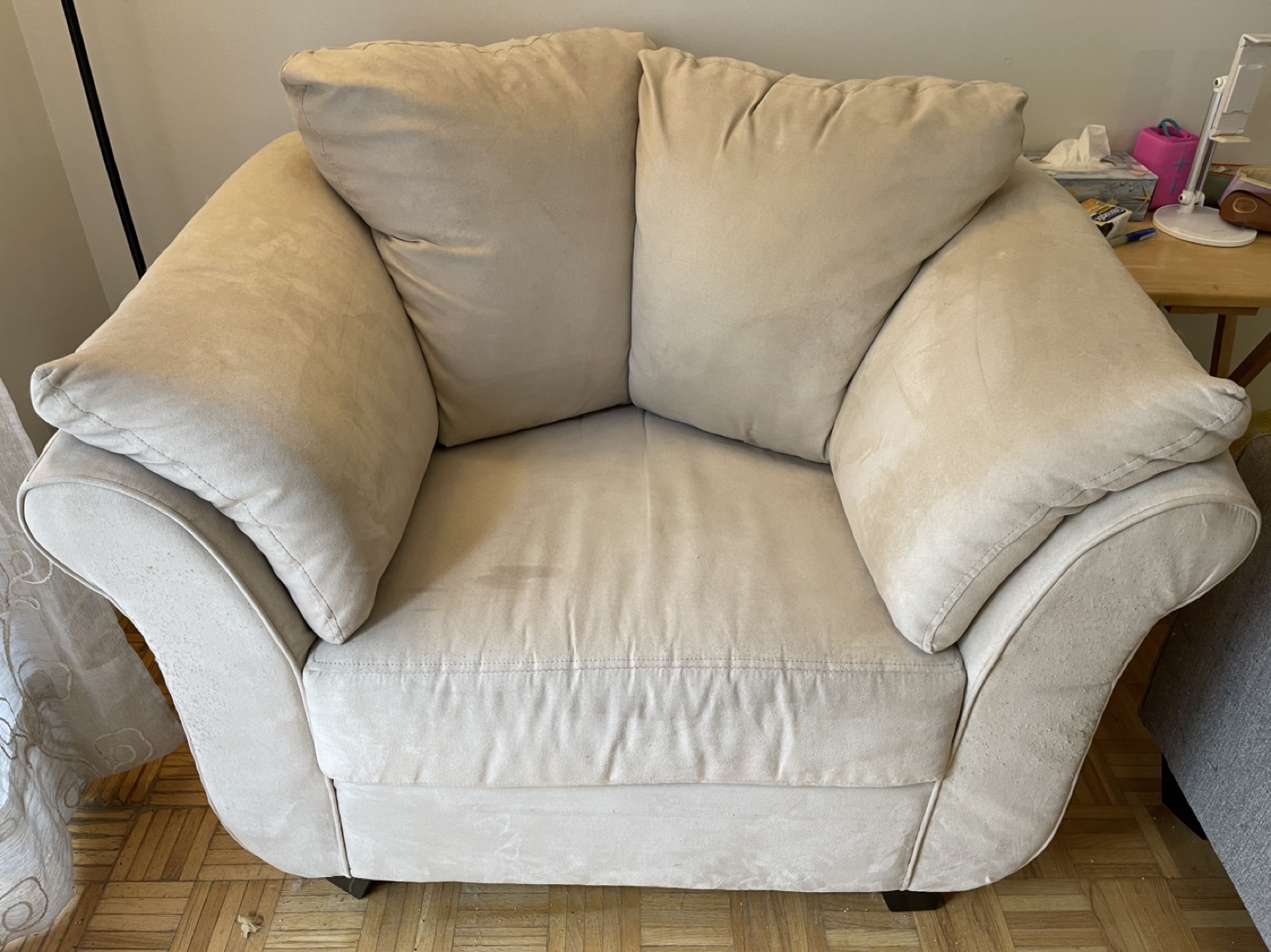 Cream Armchair