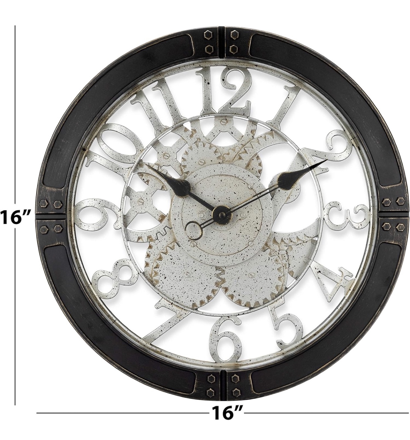 16” Large Gear Wall Clock