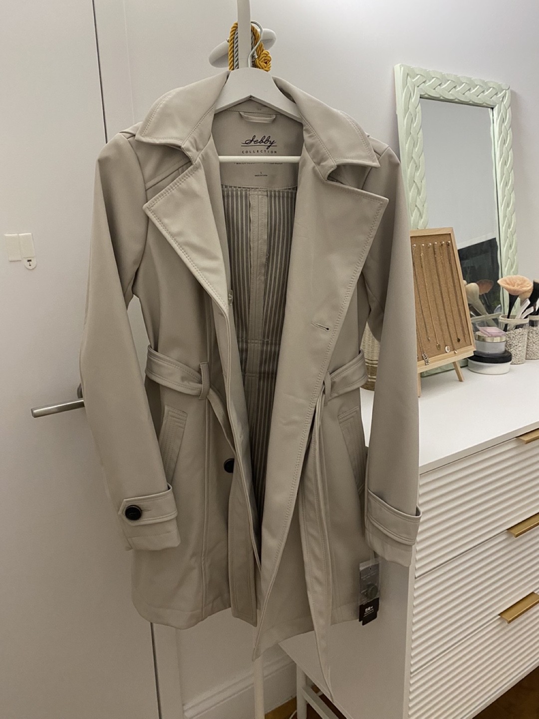 Brand New Beige Trench Coat (Tag still on)