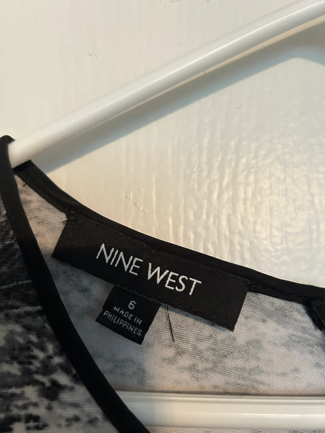 # Thrifty picks Nine West Black and White Striped Dress image indicator(3)