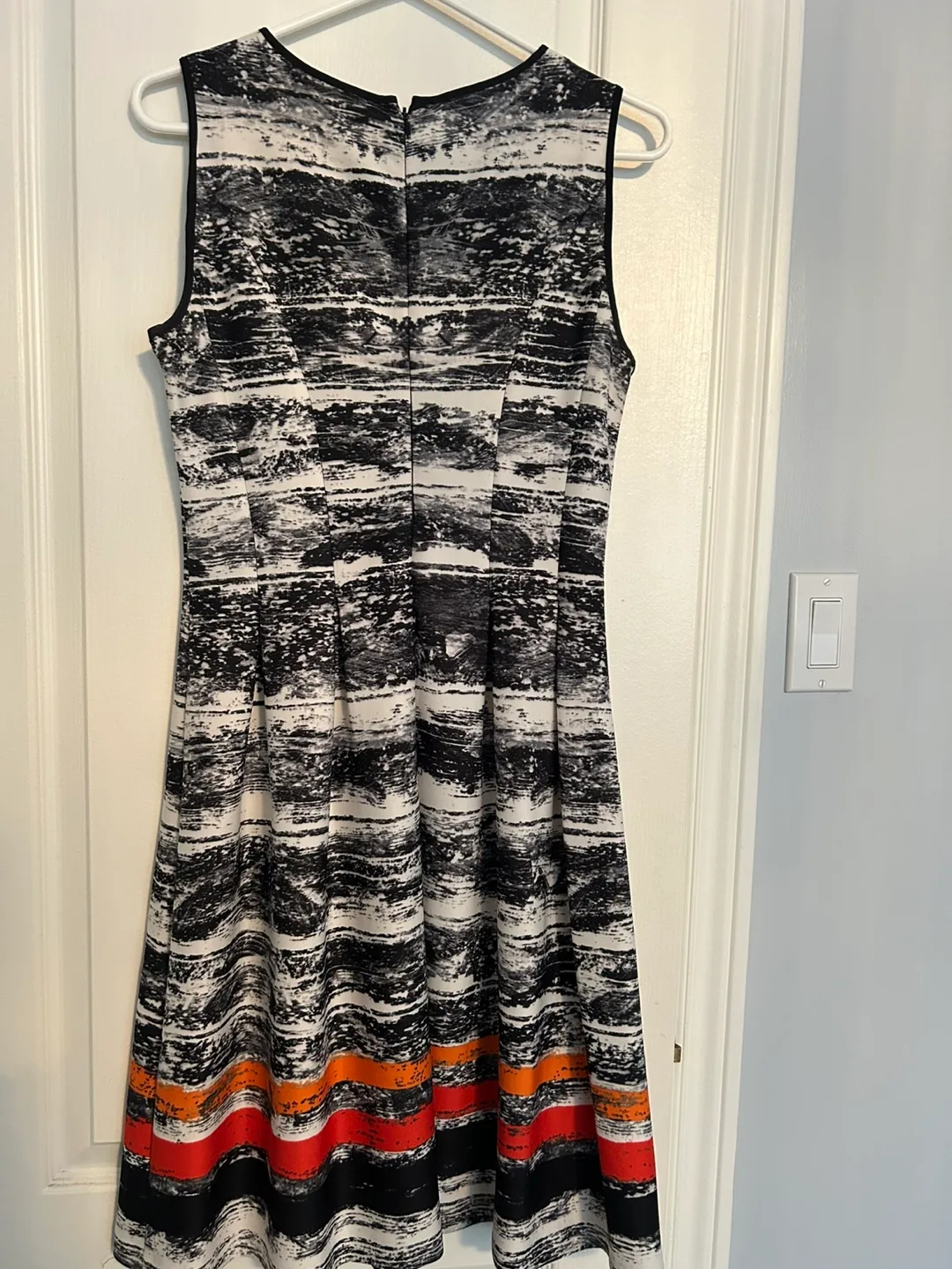 # Thrifty picks Nine West Black and White Striped Dress image indicator(2)