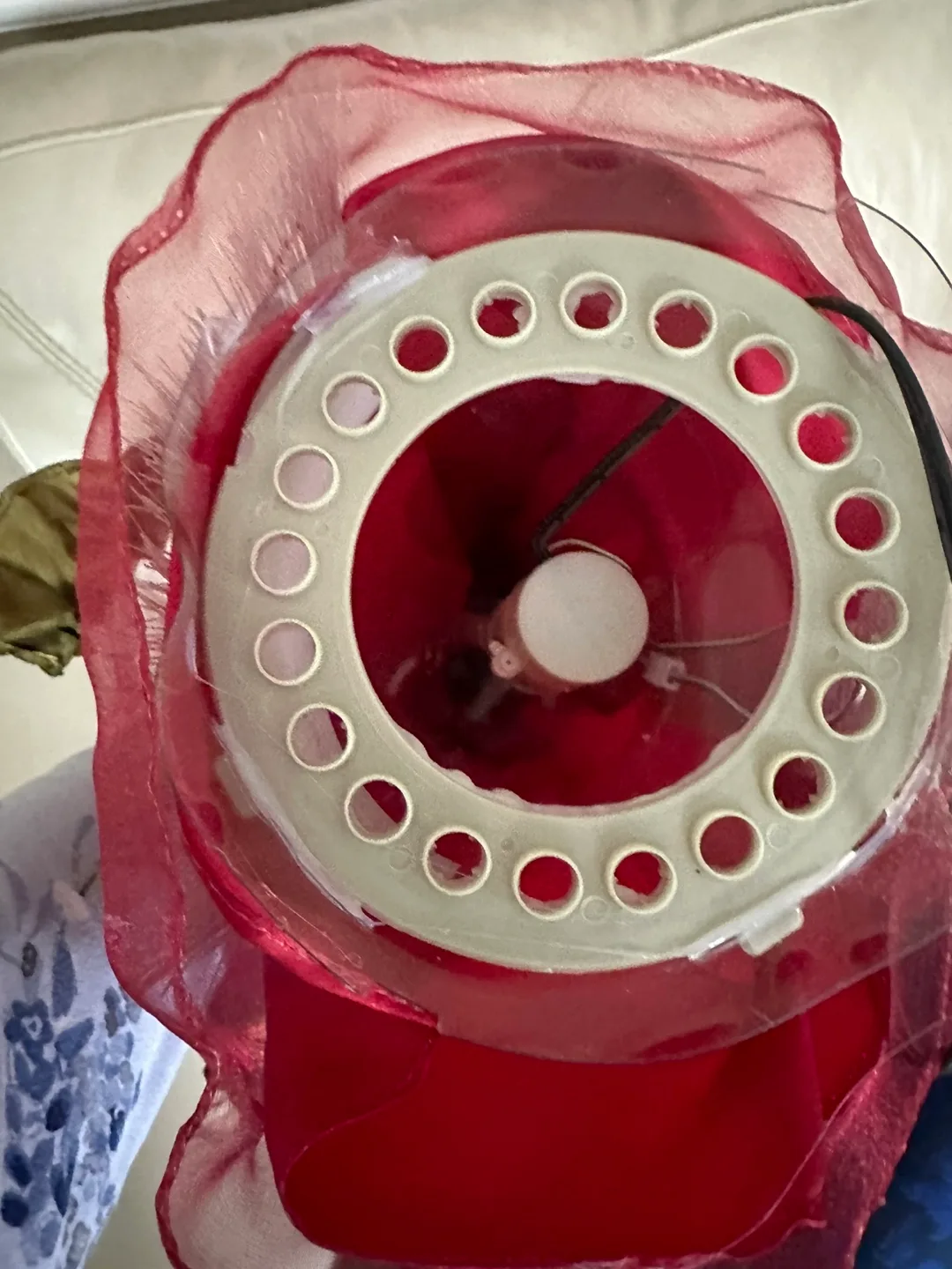 LED Fibre Optic Angel Christmas Tree Topper image indicator(6)