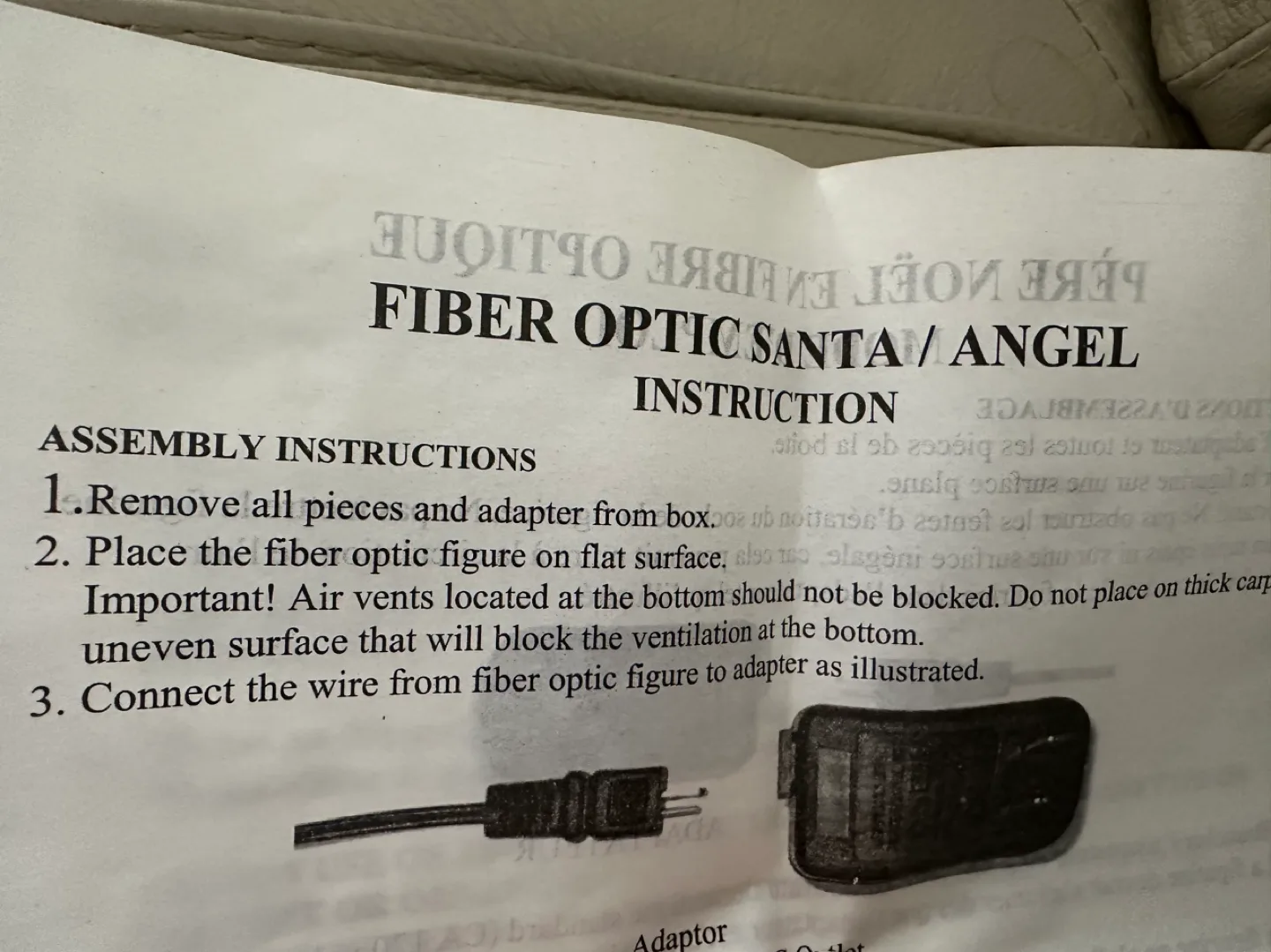 LED Fibre Optic Angel Christmas Tree Topper image indicator(7)