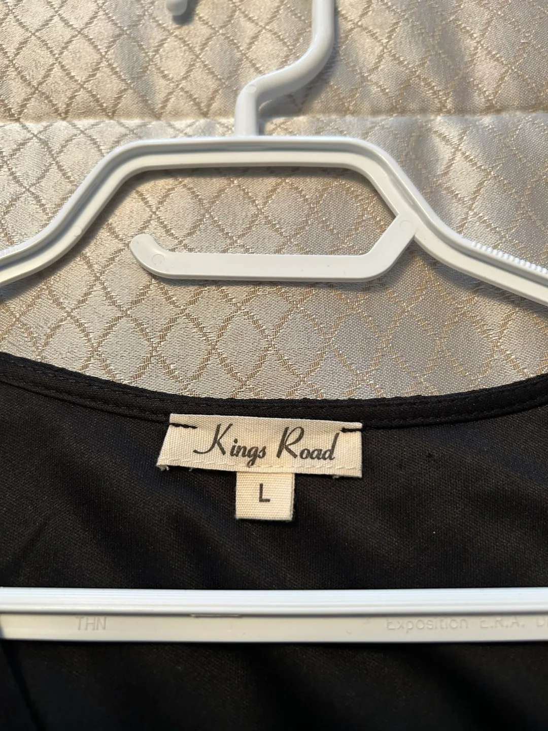 # Thrifty Picks Black Midi Dress with Ruffles image indicator(3)