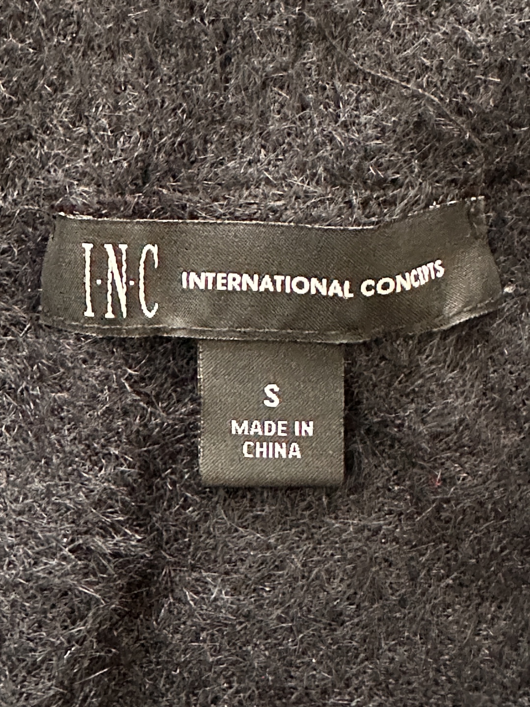 INC International Concepts Black Sweater - photo 2