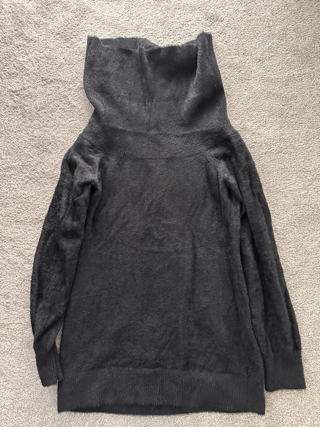 INC International Concepts Black Sweater