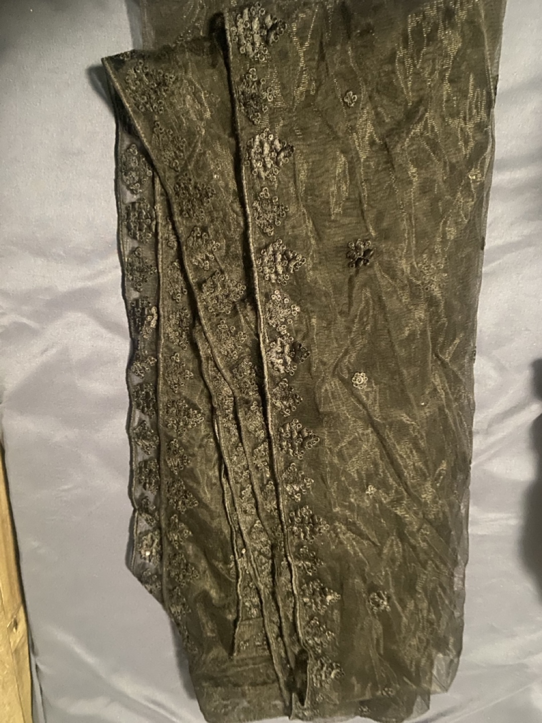 Black Embroidered Dress - photo 5