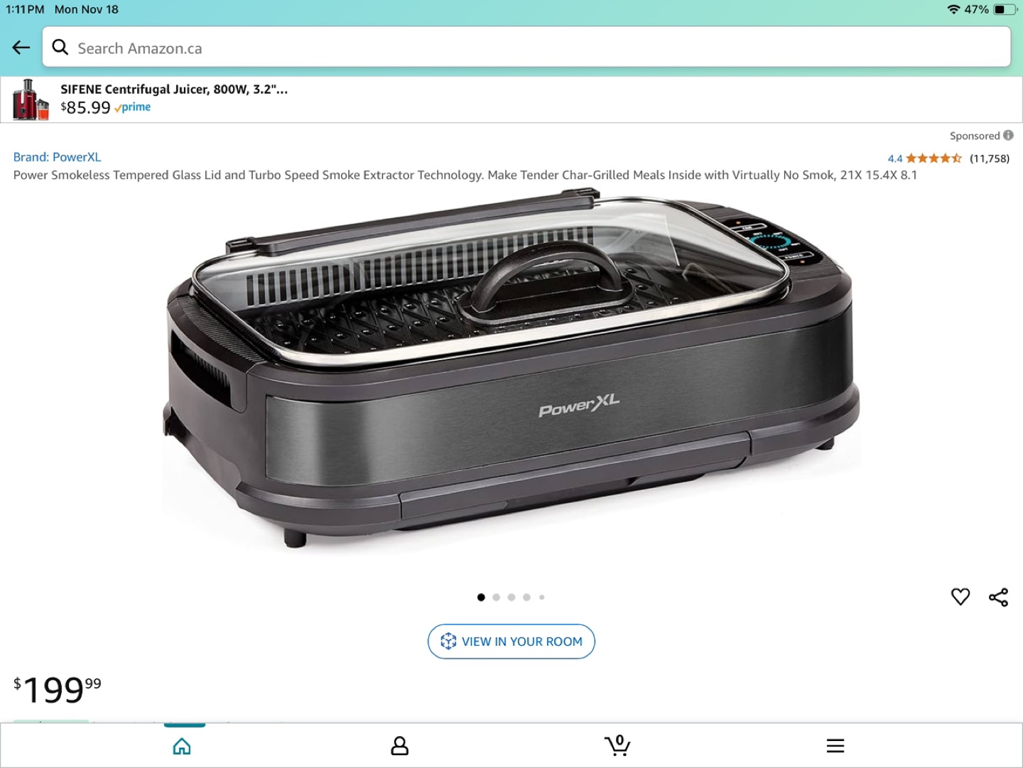 PowerXL Smokeless Grill