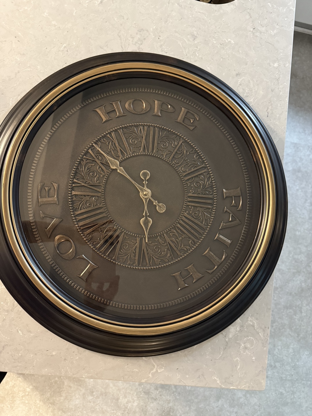 Large Ornate Wall Clock