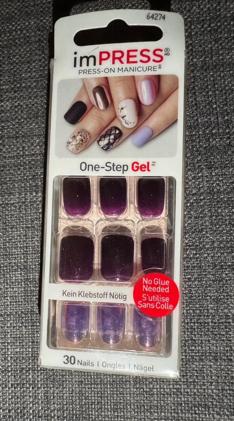 4 sets-NEW Ready to wear glue on Nails image indicator(6)