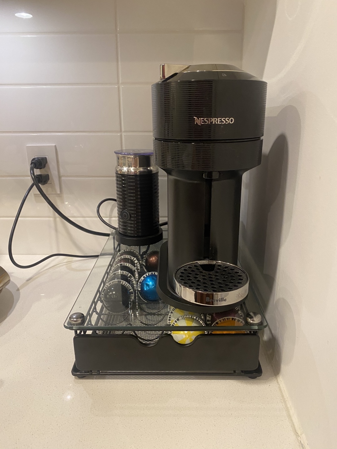 Vertuo Next C Premium Classic Black & Aeroccino Bundle Breville