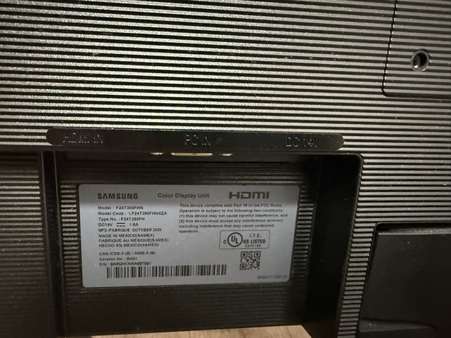 Samsung 24" Monitor - photo 3