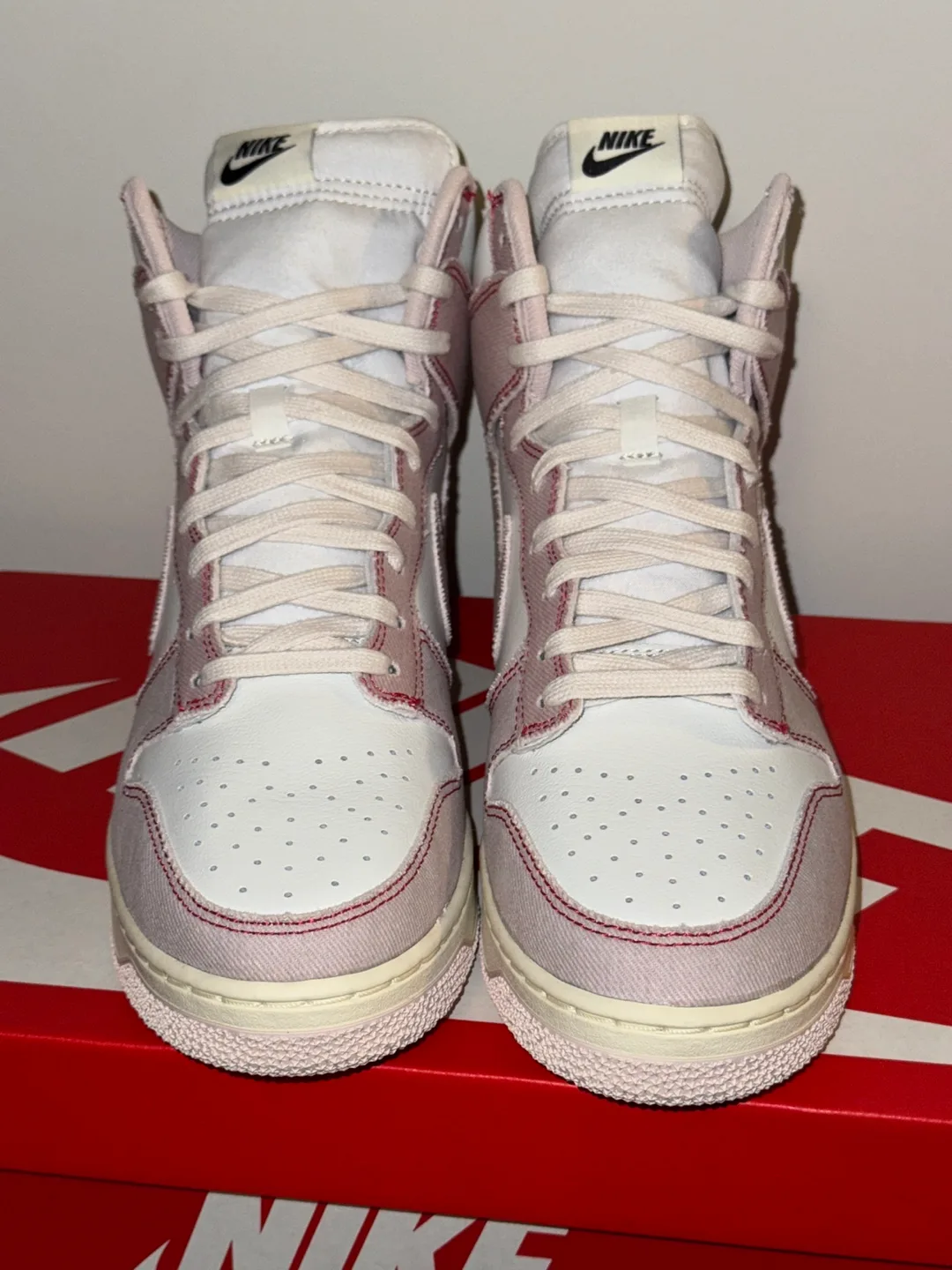 New Auth Nike Dunk High 1985 Summit White/Barely Rose Size 11.5 image indicator(3)