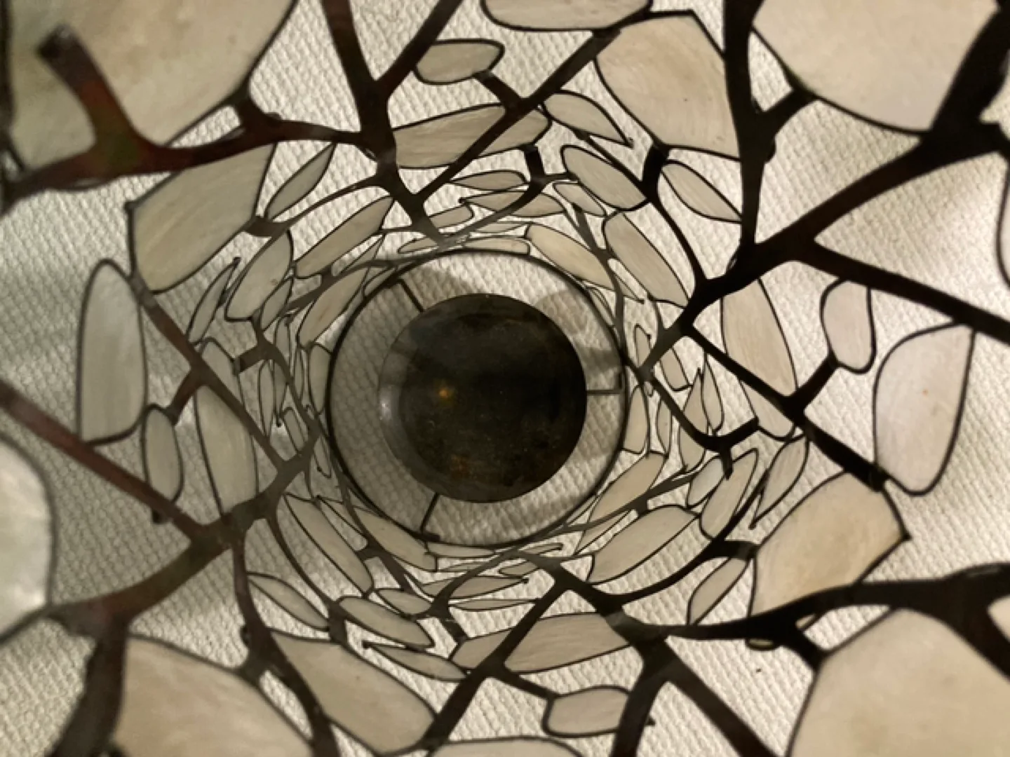 #ThriftyPicksCandle Lantern with Leaf Design image indicator(5)