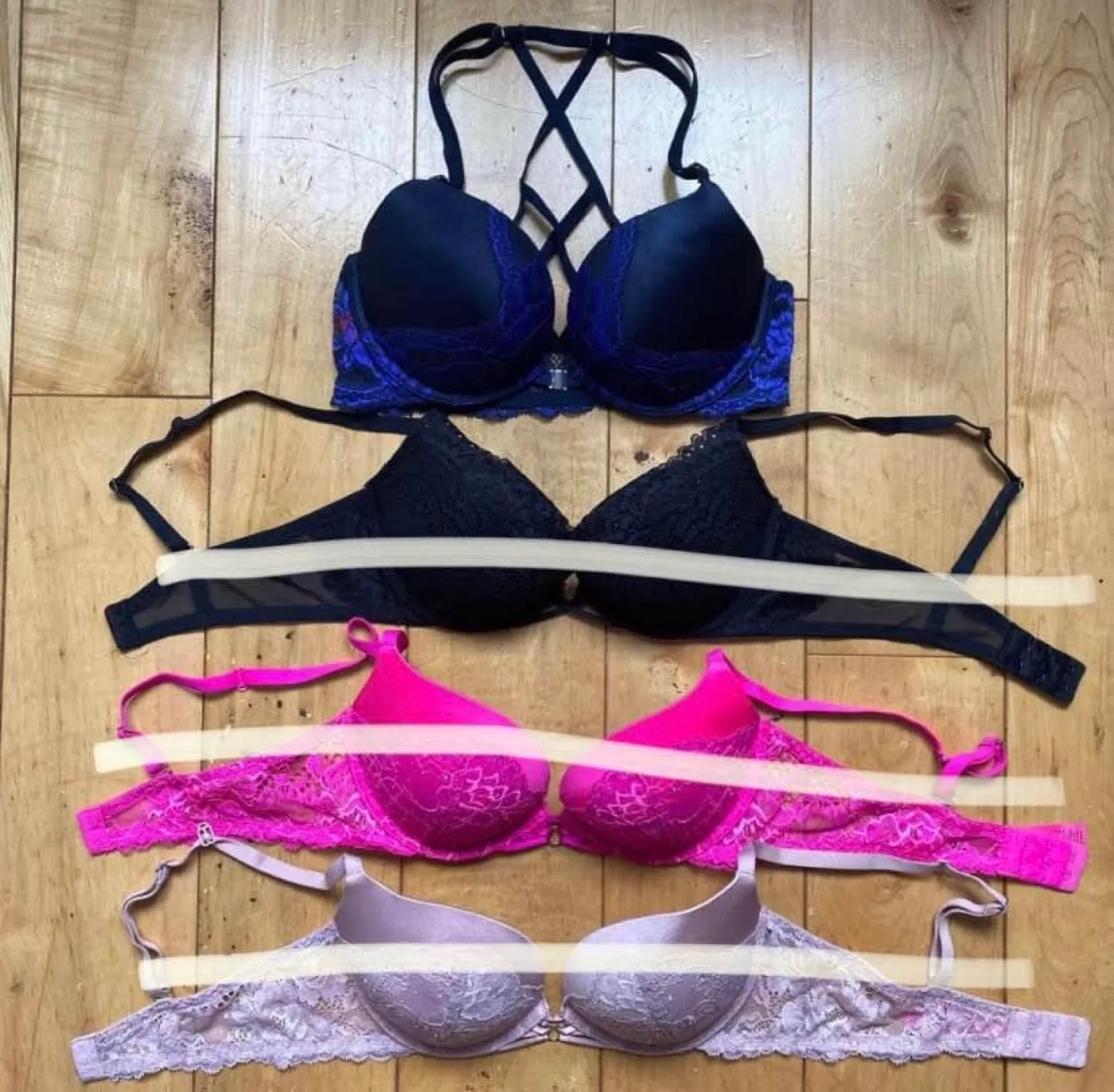 La Senza 32C Caged Back Push Up Bra