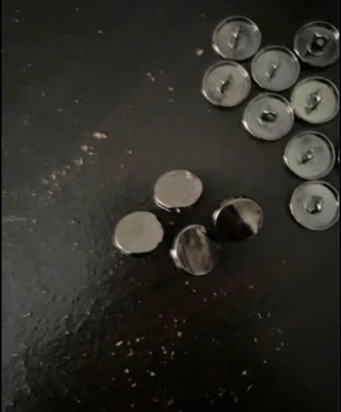 Silver Metal Buttons