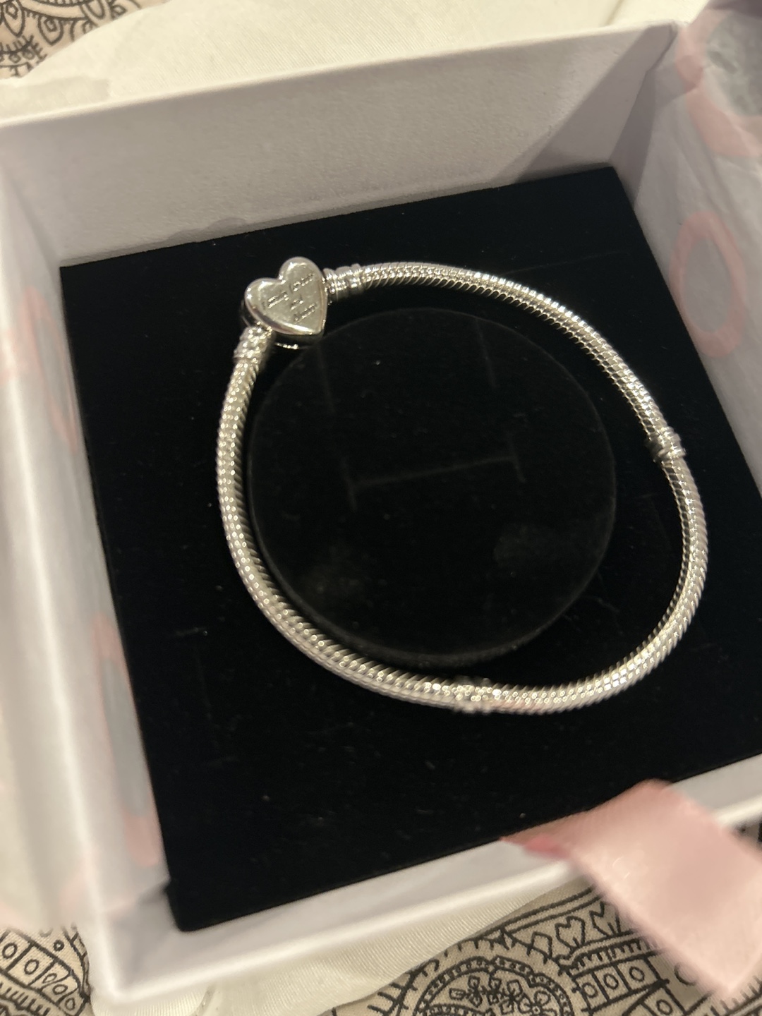 Pandora Snake Chain Bracelet with Infinity Charm - photo 3