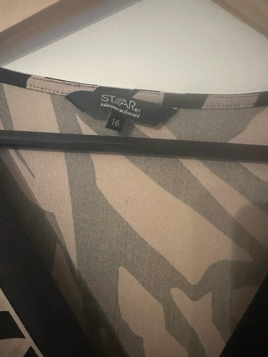 Star by Julien Macdonald Zebra Print top image indicator(3)