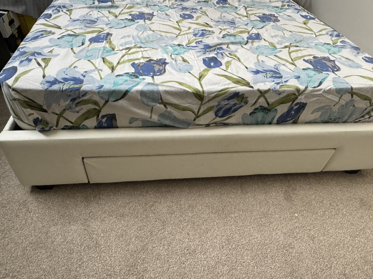 Queen Size Bed Frame with Storage - photo 3