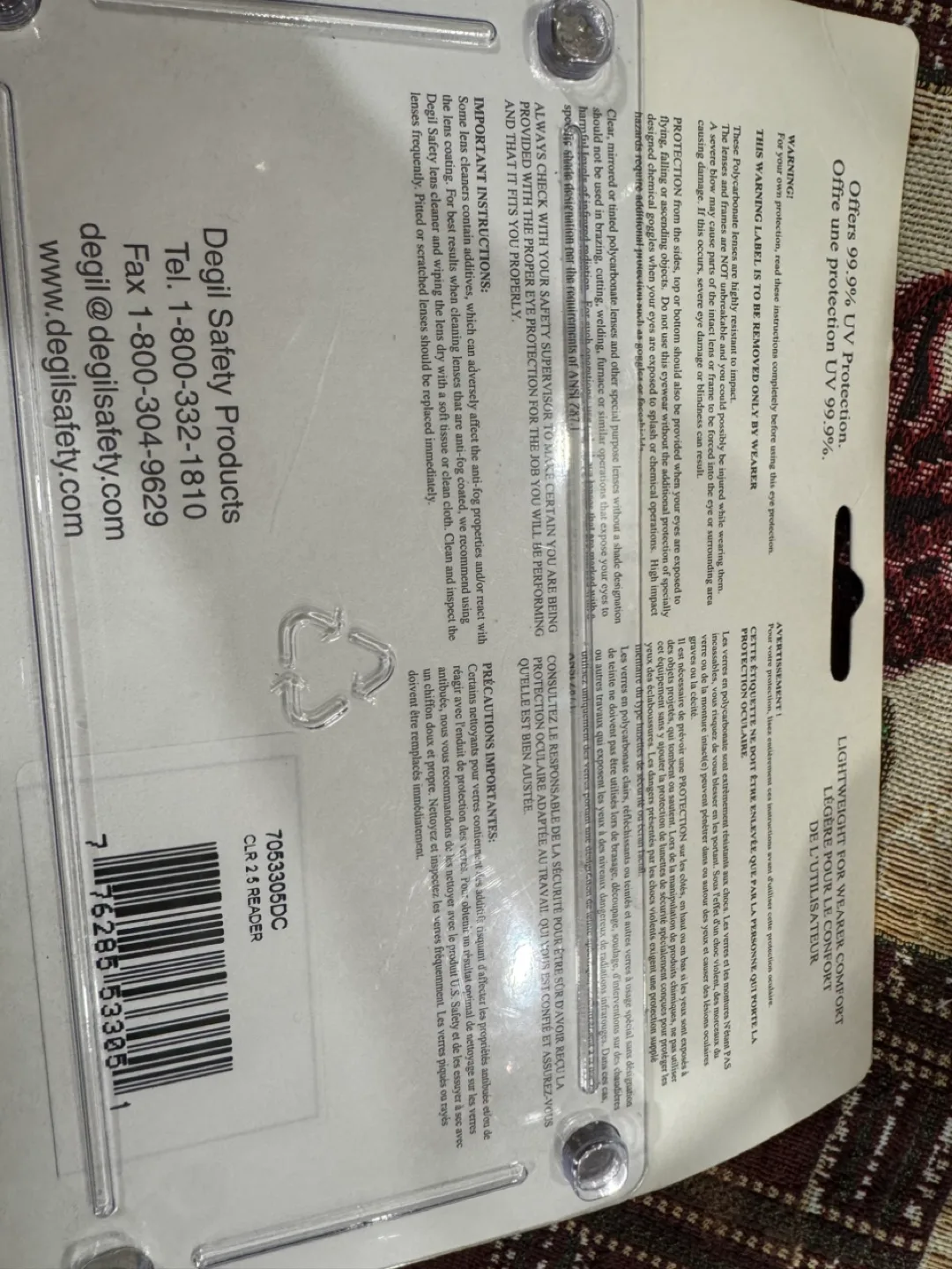 Degil Bifocal Safety Glasses image indicator(3)