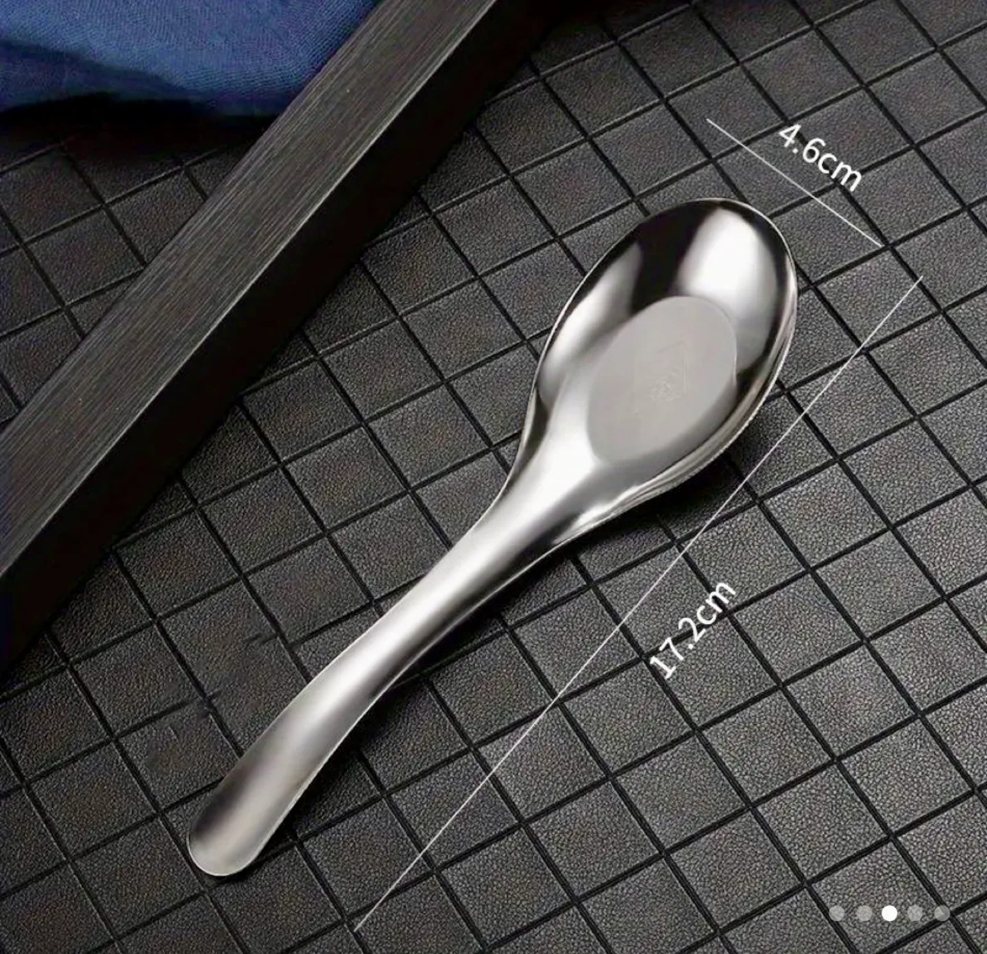 NEW Stainless Steel Soup Spoons image indicator(2)