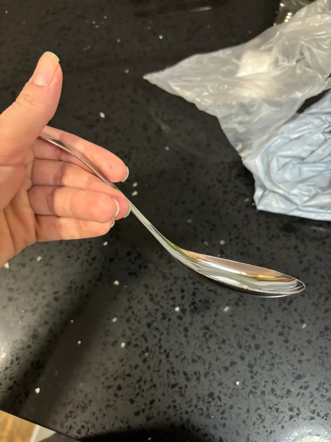 NEW Stainless Steel Soup Spoons image indicator(3)