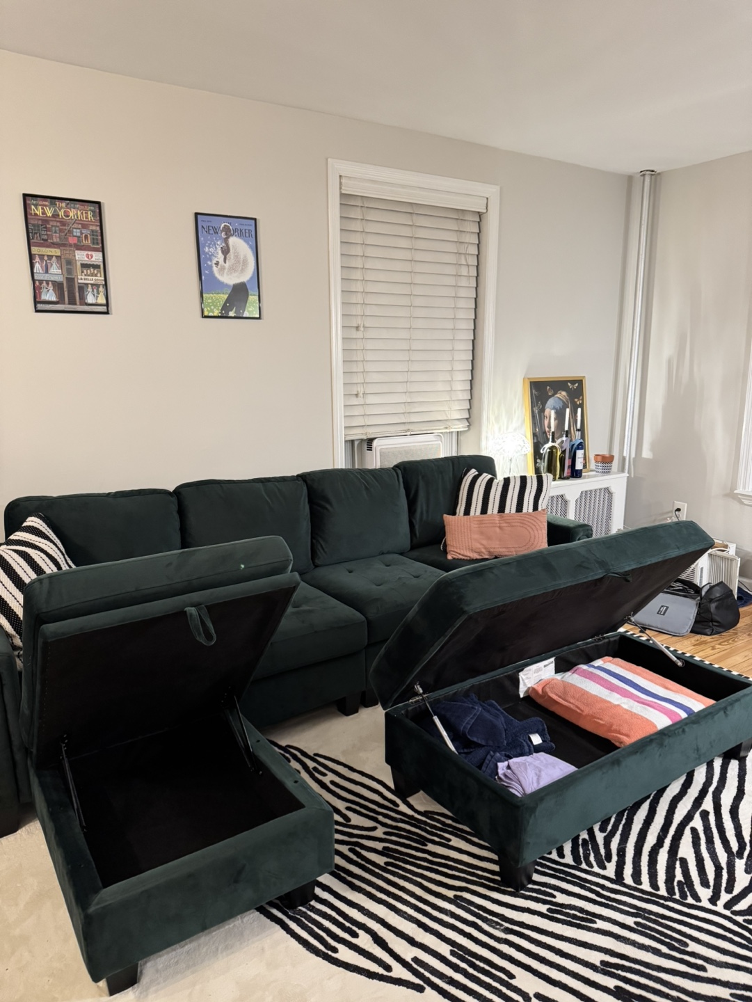 L-Shaped Sectional Sofa with Ottoman - photo 2