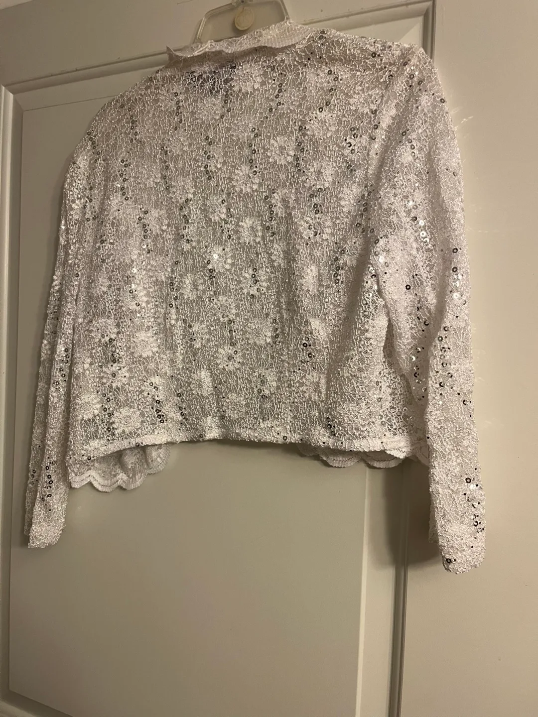 White Sequin Bolero image indicator(2)