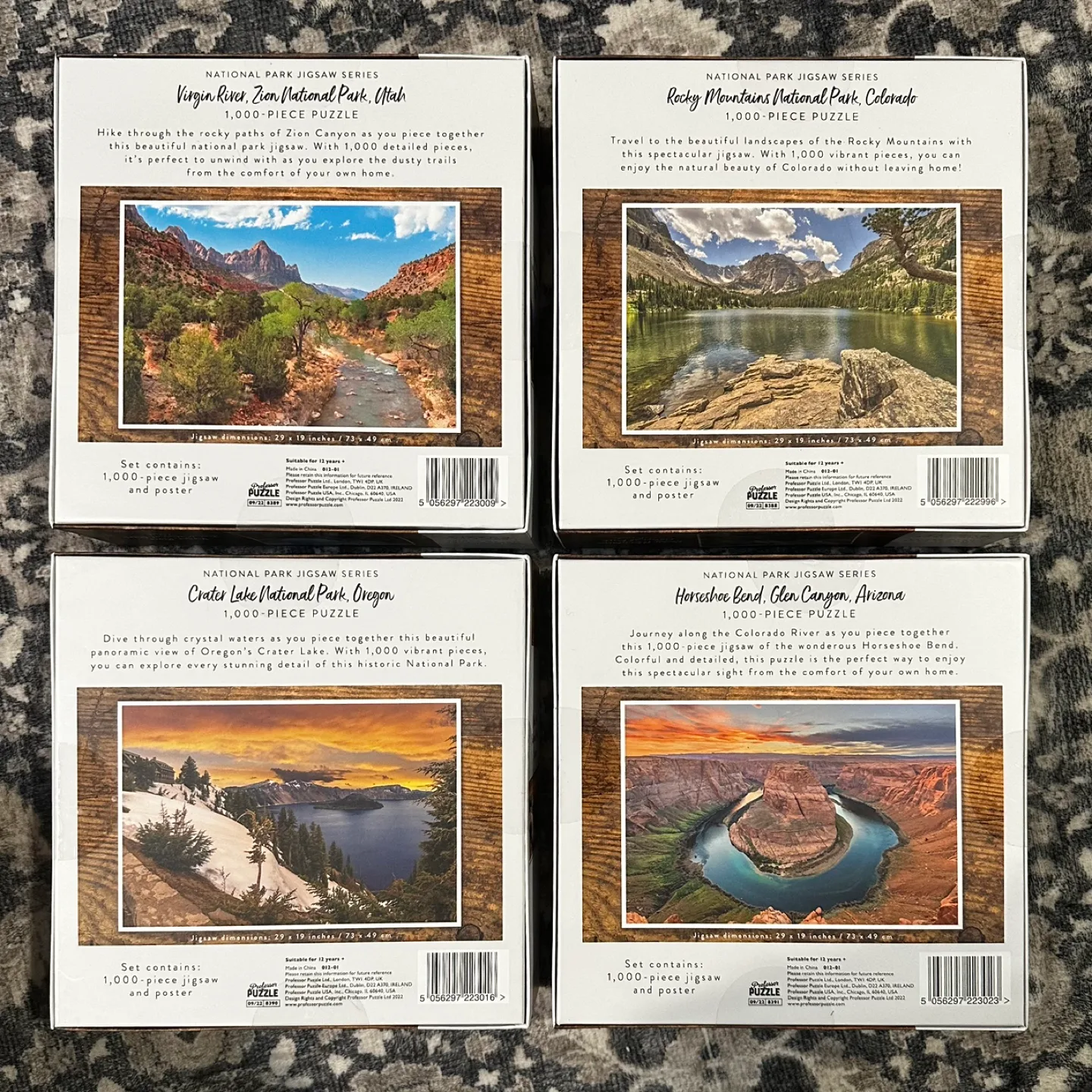NEW National Park Jigsaw Puzzle Lot of 4 image indicator(2)
